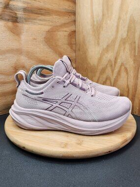 Asics Gel Nimbus 26 Womens Pink Running Shoes Sneakers Size 9 Wide